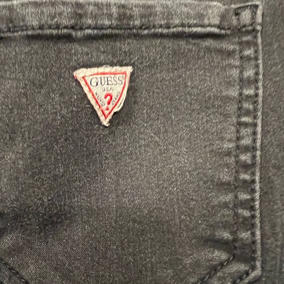 Guess Faded Black Skinny Jeans - Size 25 - Picture 3 of 5